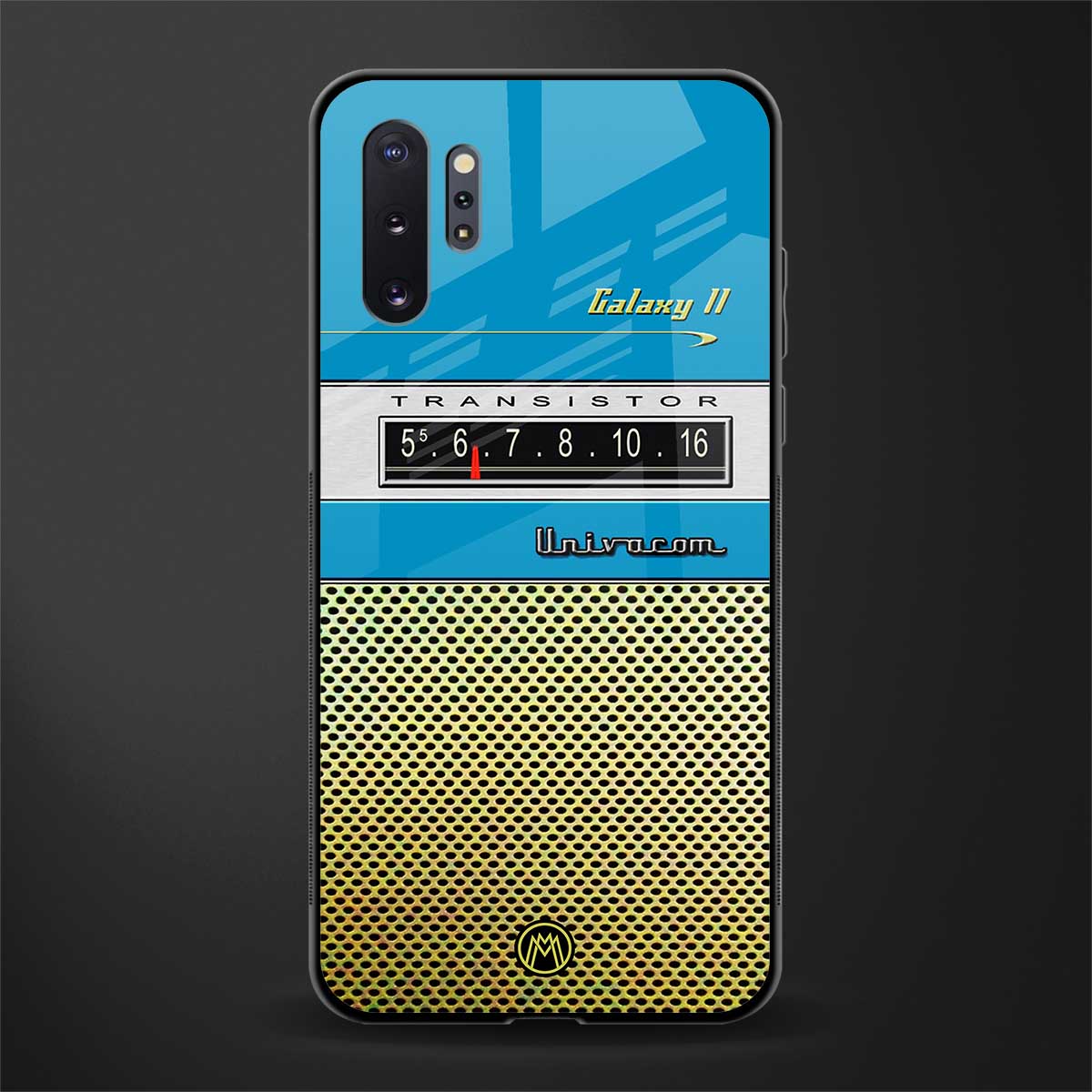 vintage radio glass case for samsung galaxy note 10 plus image
