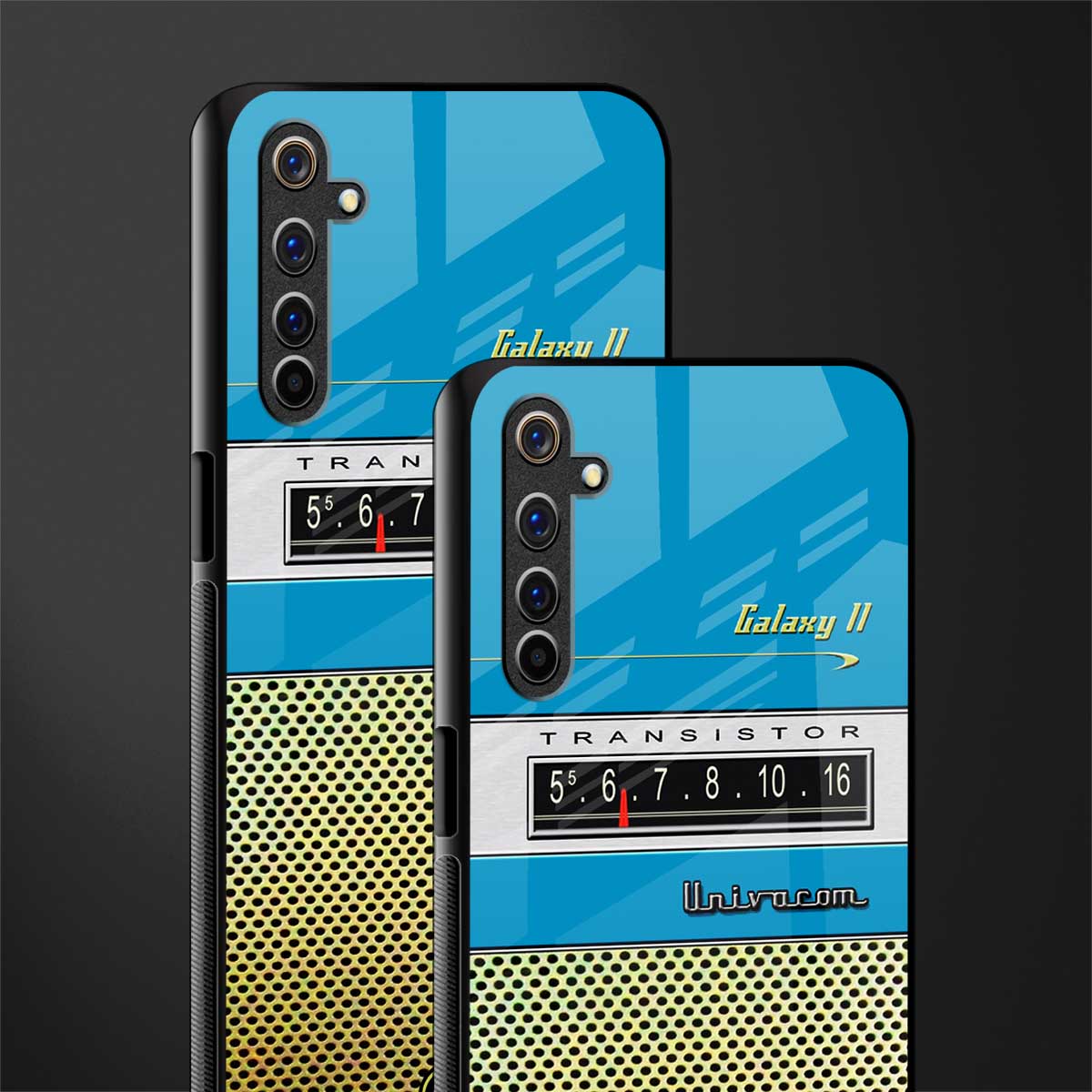 vintage radio glass case for realme 6 image-2