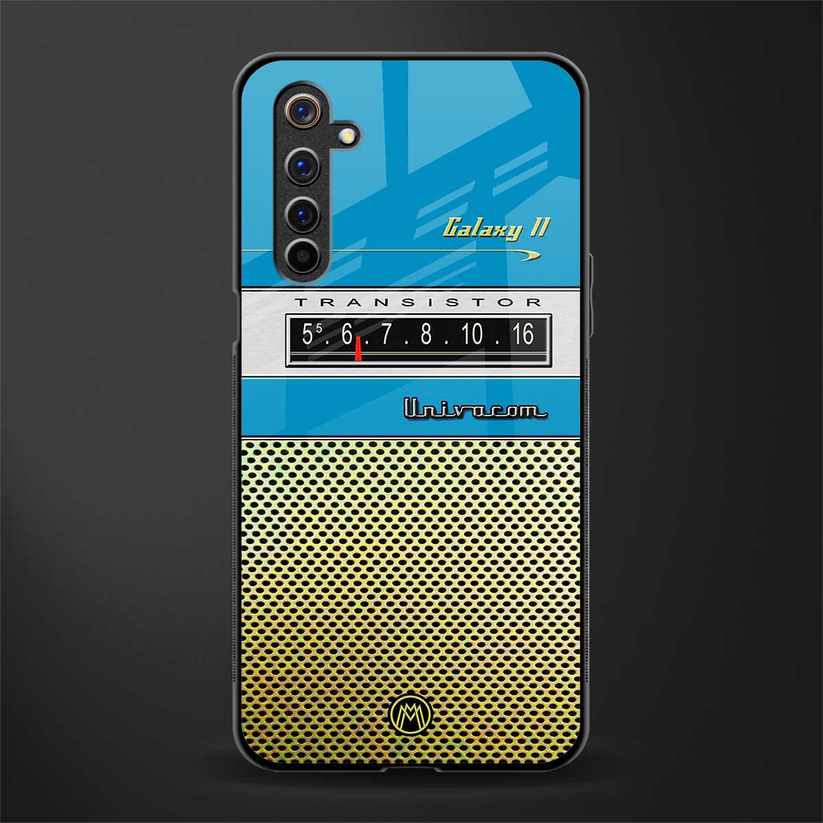 vintage radio glass case for realme 6 pro image