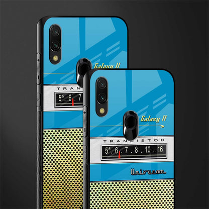 vintage radio glass case for redmi note 7 image-2