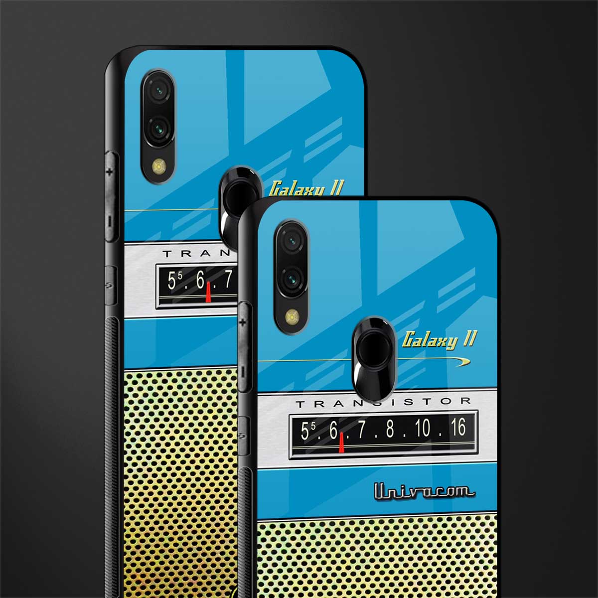vintage radio glass case for redmi note 7 pro image-2