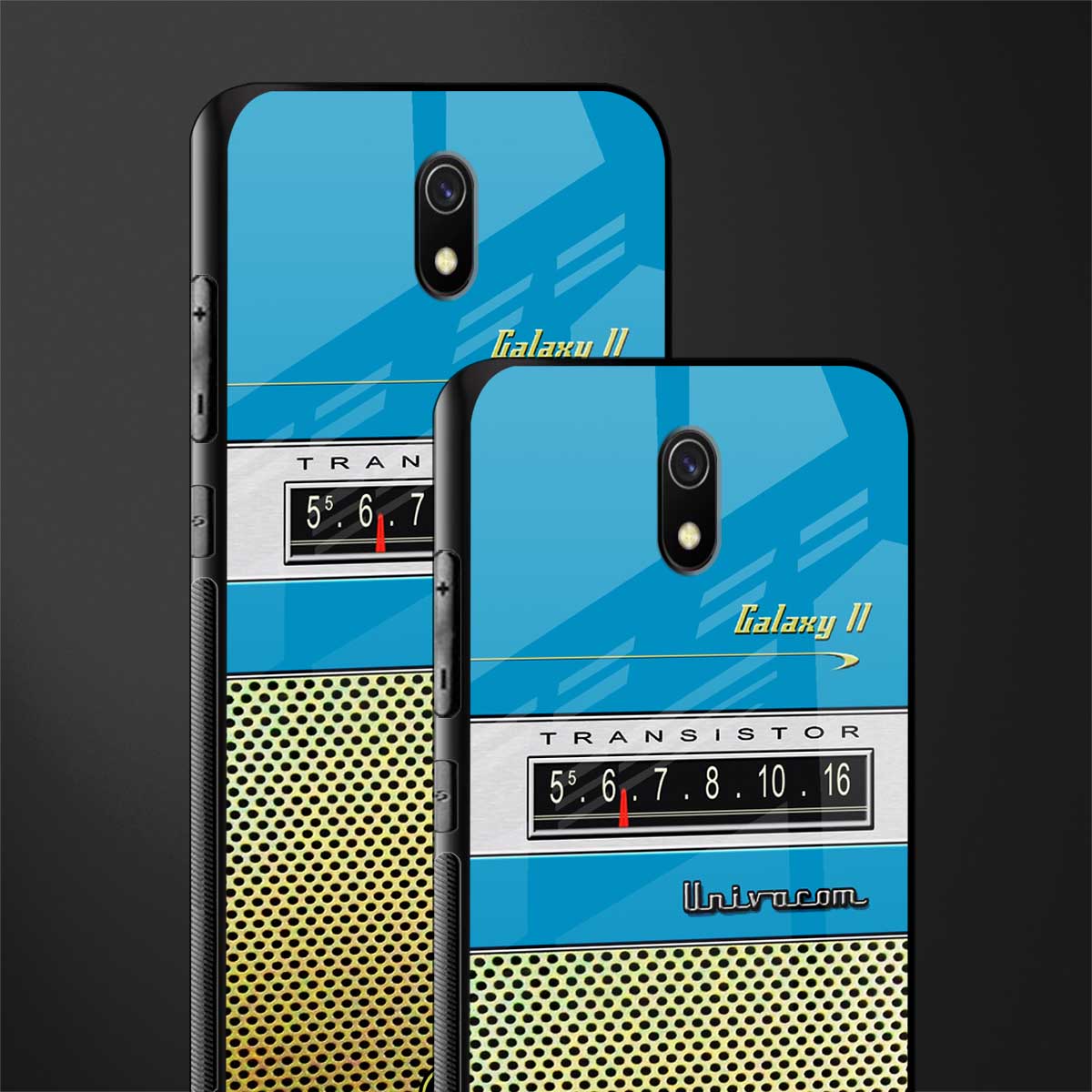 vintage radio glass case for redmi 8a image-2