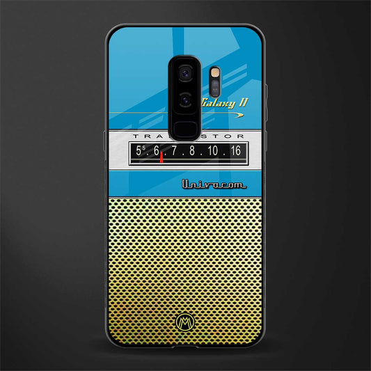 vintage radio glass case for samsung galaxy s9 plus image
