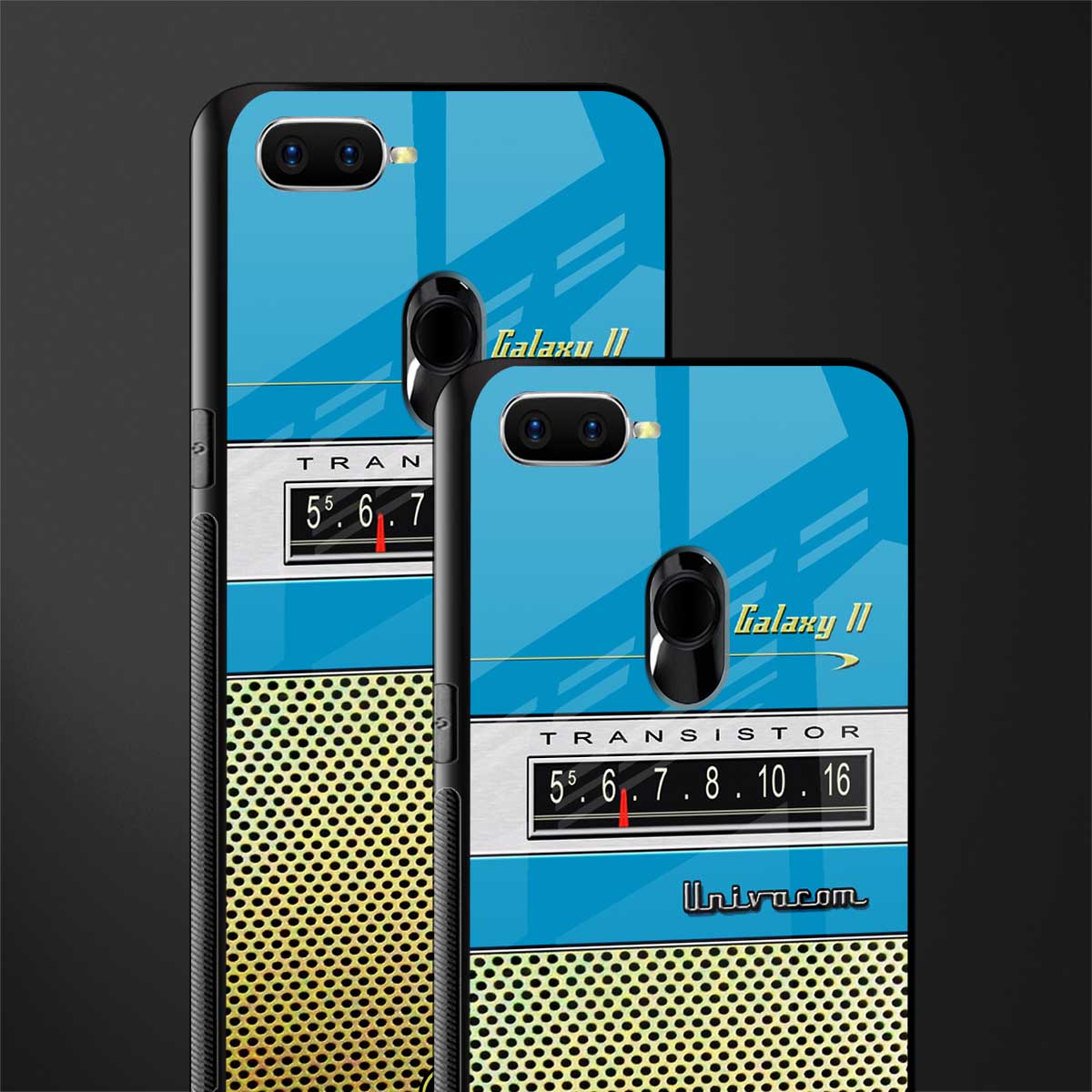 vintage radio glass case for oppo a12 image-2