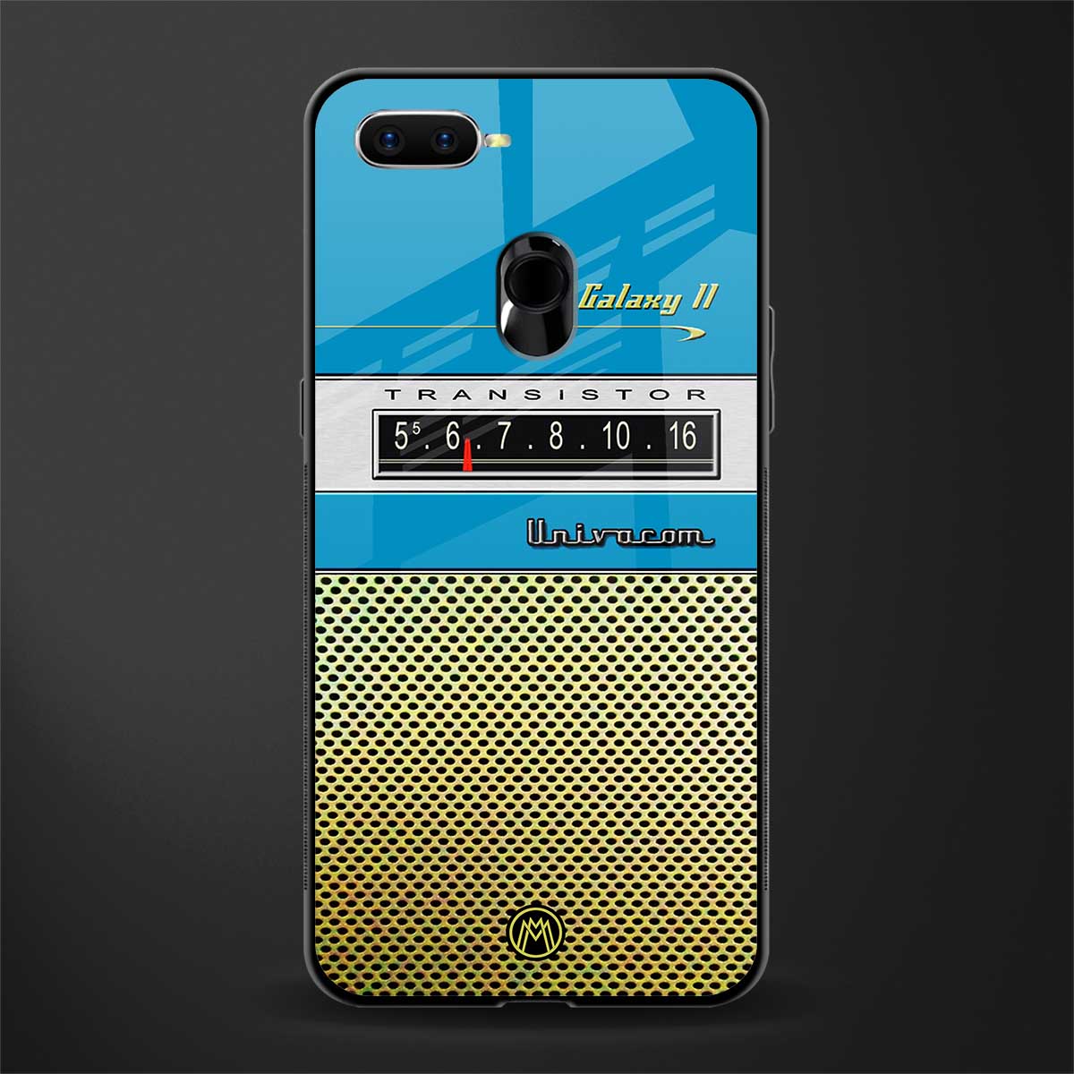 vintage radio glass case for oppo a12 image
