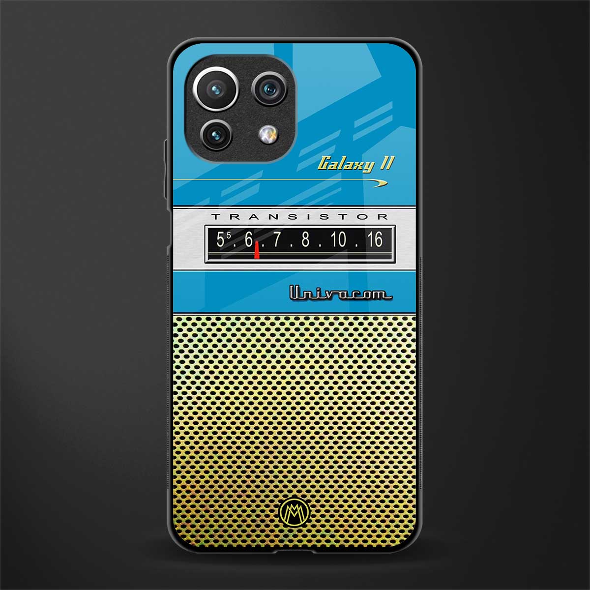 vintage radio glass case for mi 11 lite image