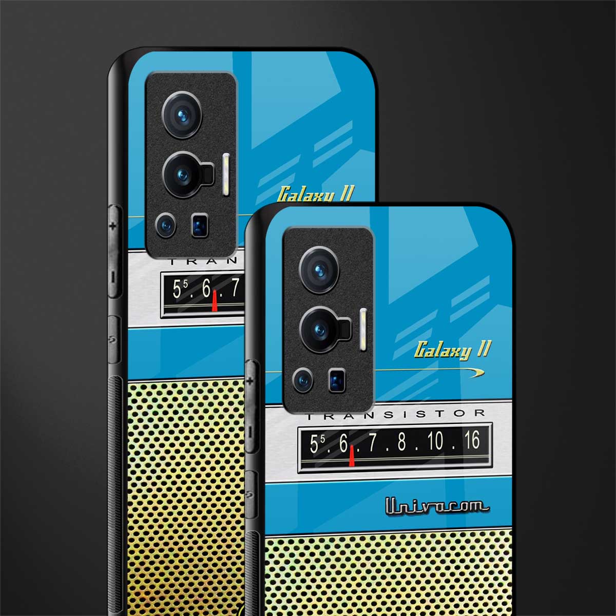 vintage radio glass case for vivo x70 pro image-2