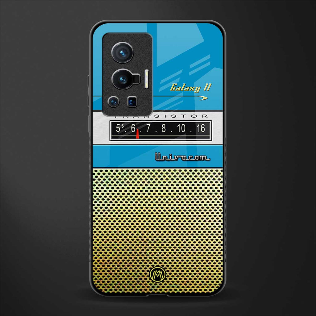vintage radio glass case for vivo x70 pro image