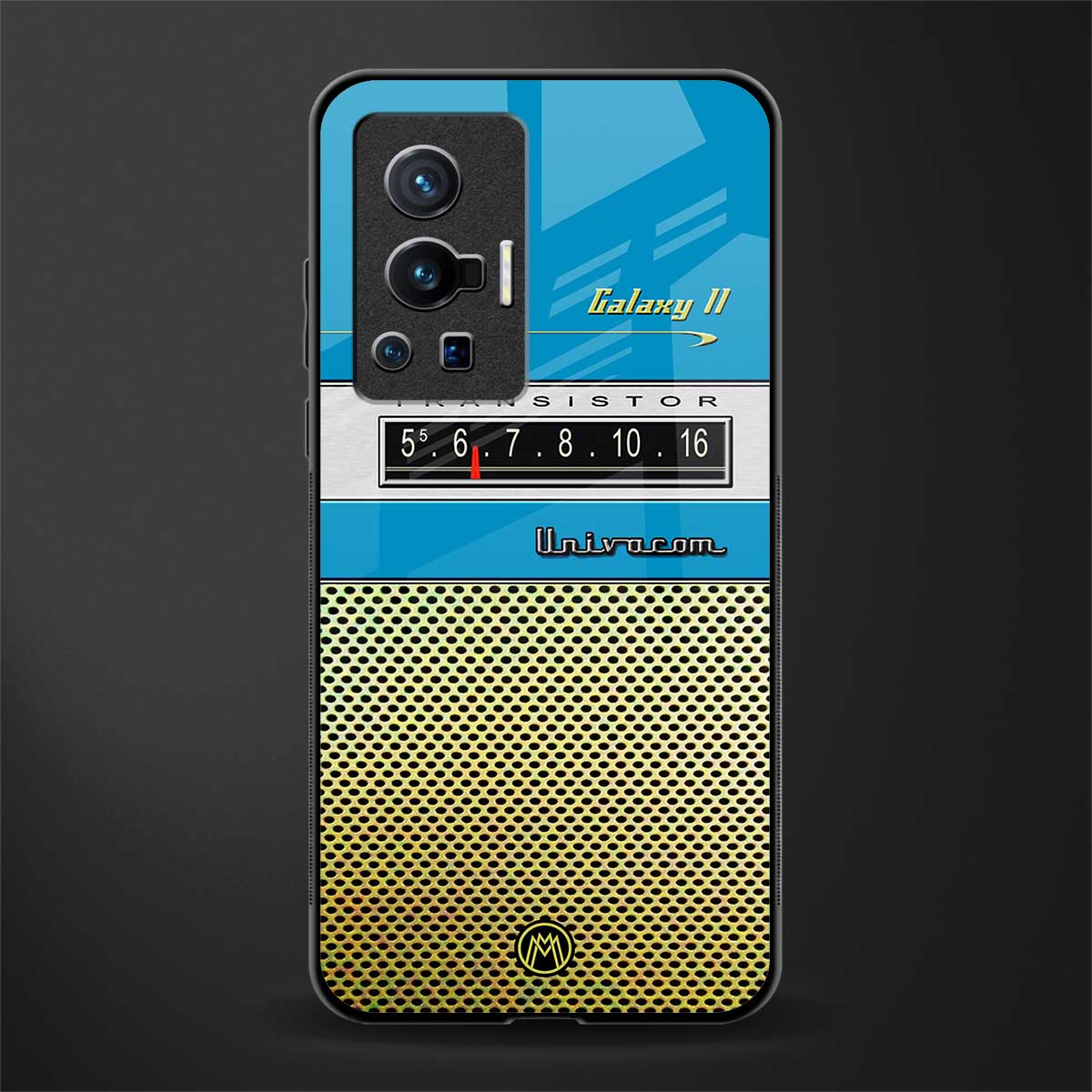 vintage radio glass case for vivo x70 pro image