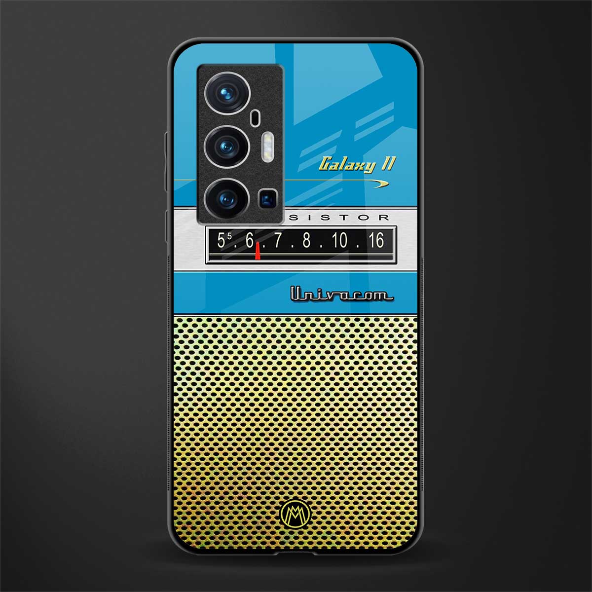 vintage radio glass case for vivo x70 pro plus image