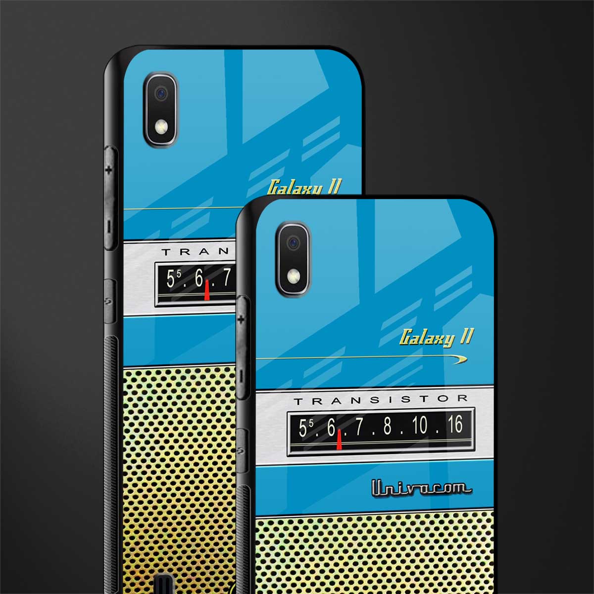 vintage radio glass case for samsung galaxy a10 image-2