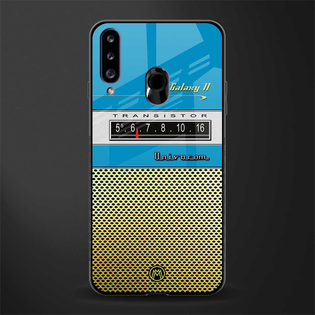 vintage radio glass case for samsung galaxy a20s image