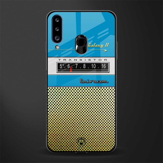 vintage radio glass case for samsung galaxy a20s image