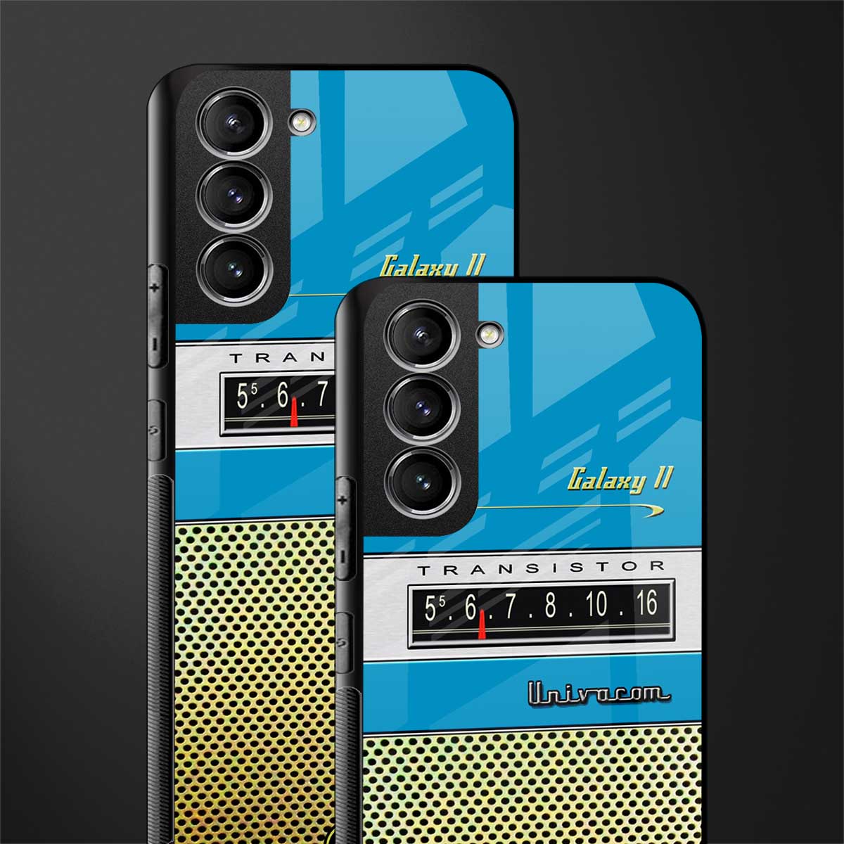 vintage radio glass case for samsung galaxy s21 image-2