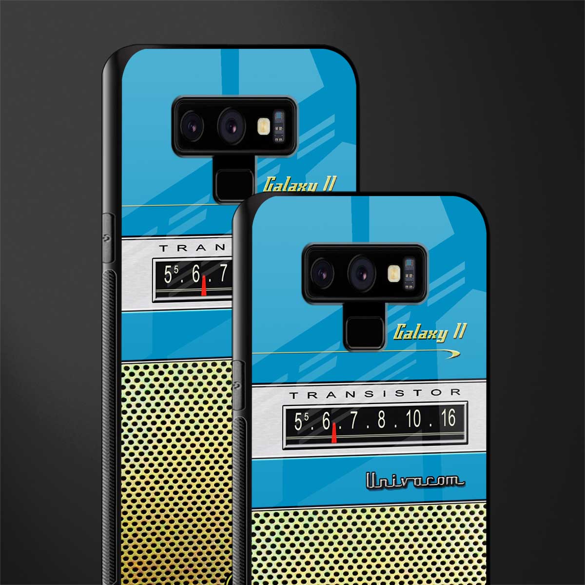vintage radio glass case for samsung galaxy note 9 image-2
