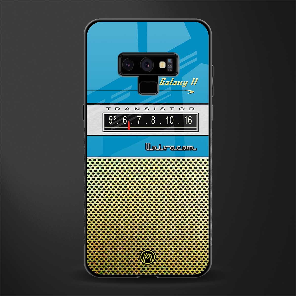 vintage radio glass case for samsung galaxy note 9 image