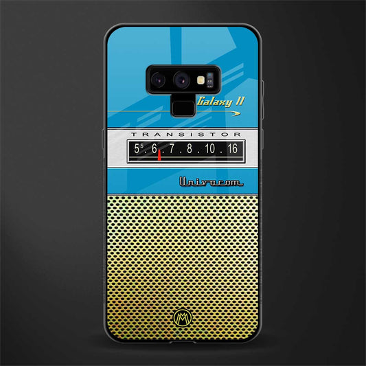 vintage radio glass case for samsung galaxy note 9 image