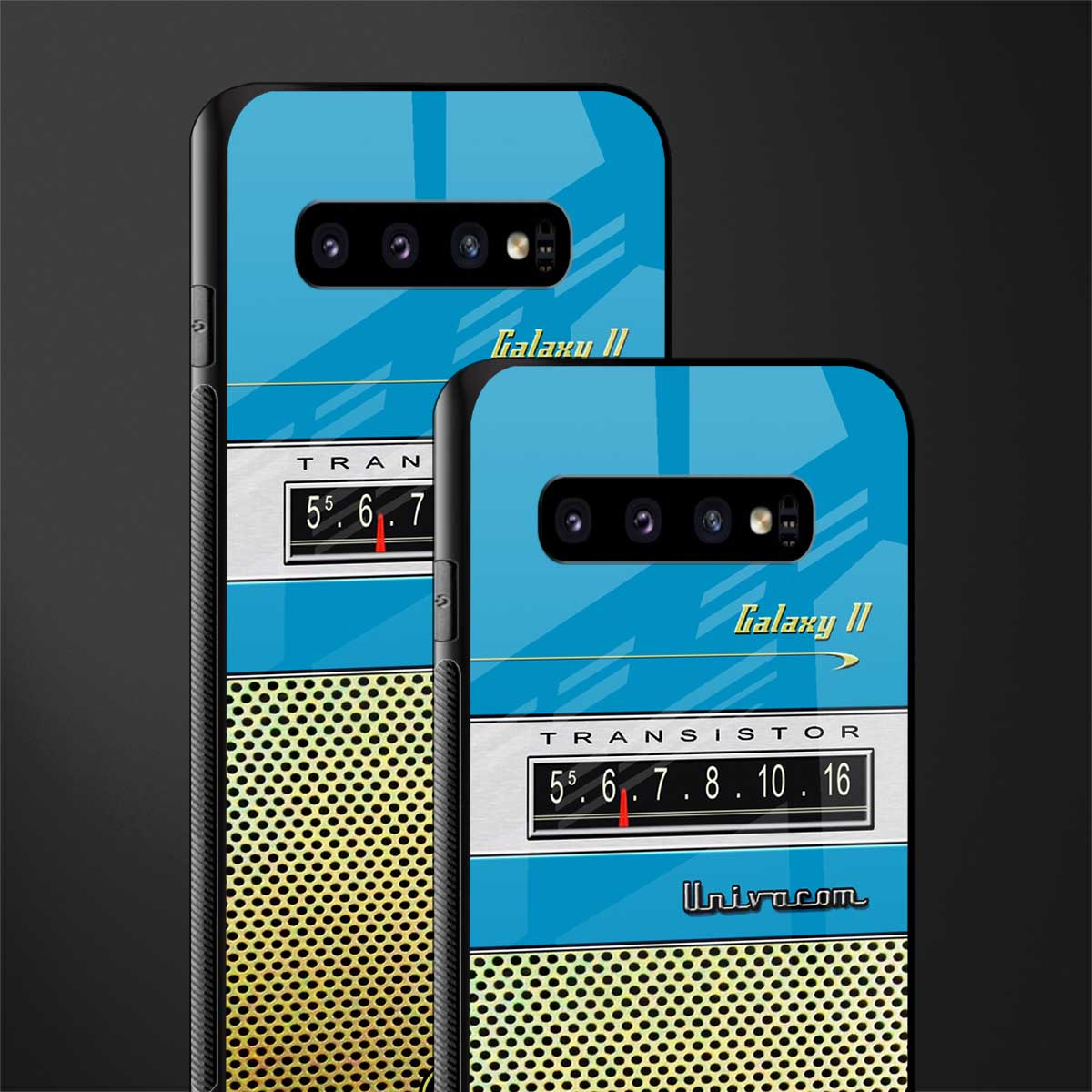vintage radio glass case for samsung galaxy s10 plus image-2