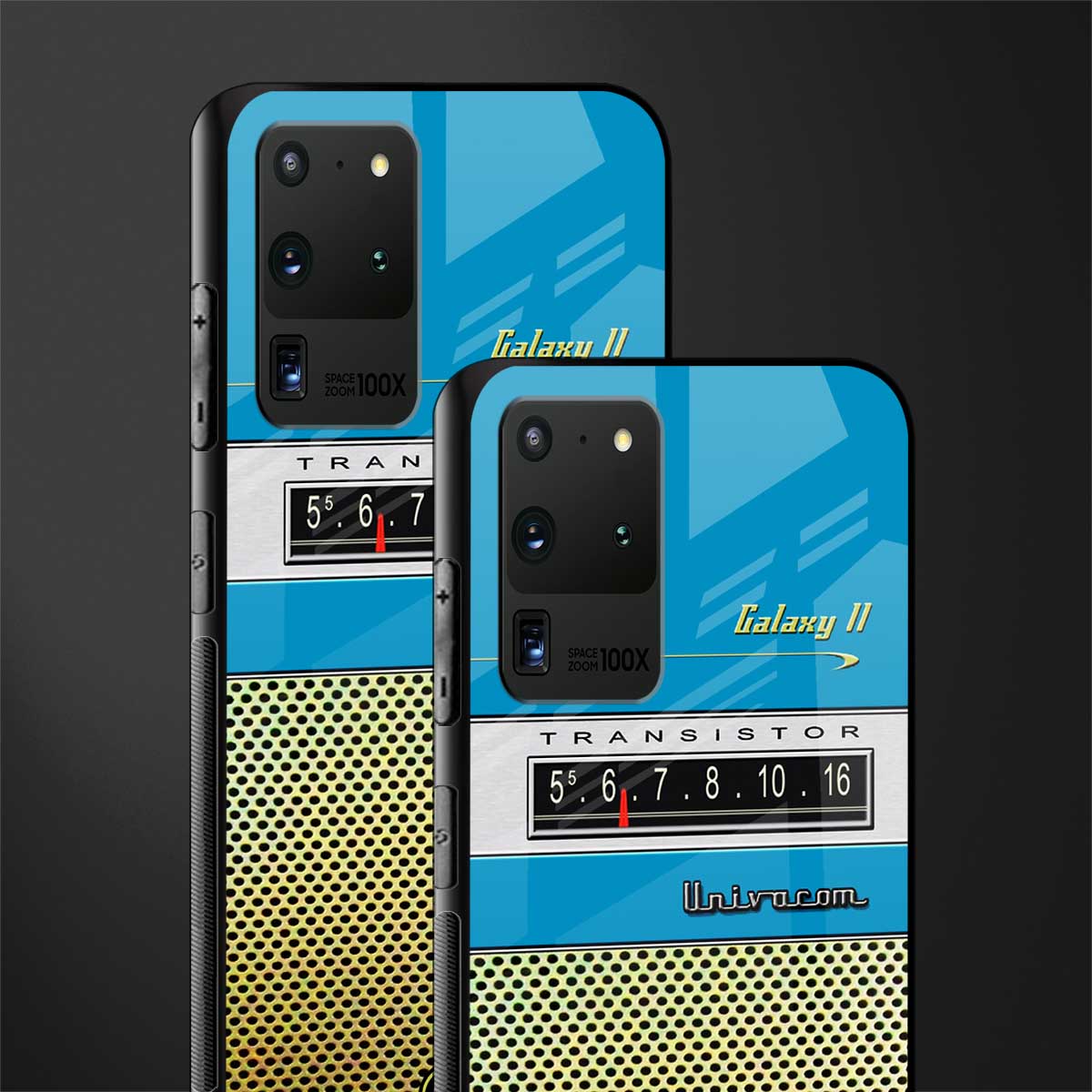 vintage radio glass case for samsung galaxy s20 ultra image-2