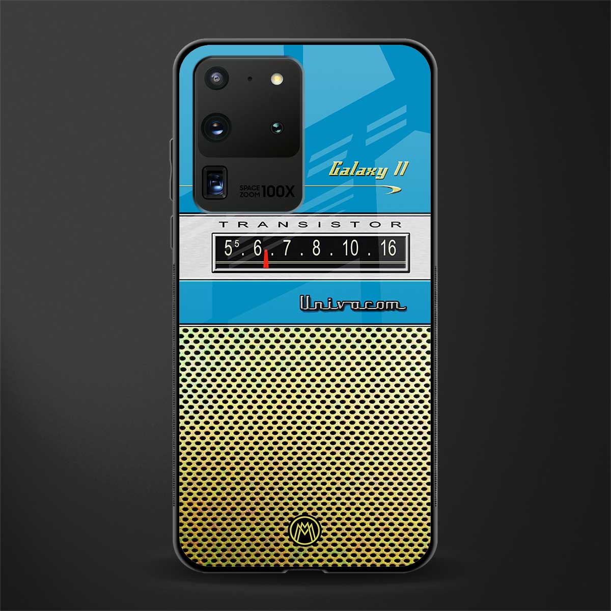 vintage radio glass case for samsung galaxy s20 ultra image
