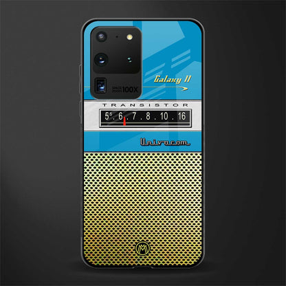 vintage radio glass case for samsung galaxy s20 ultra image