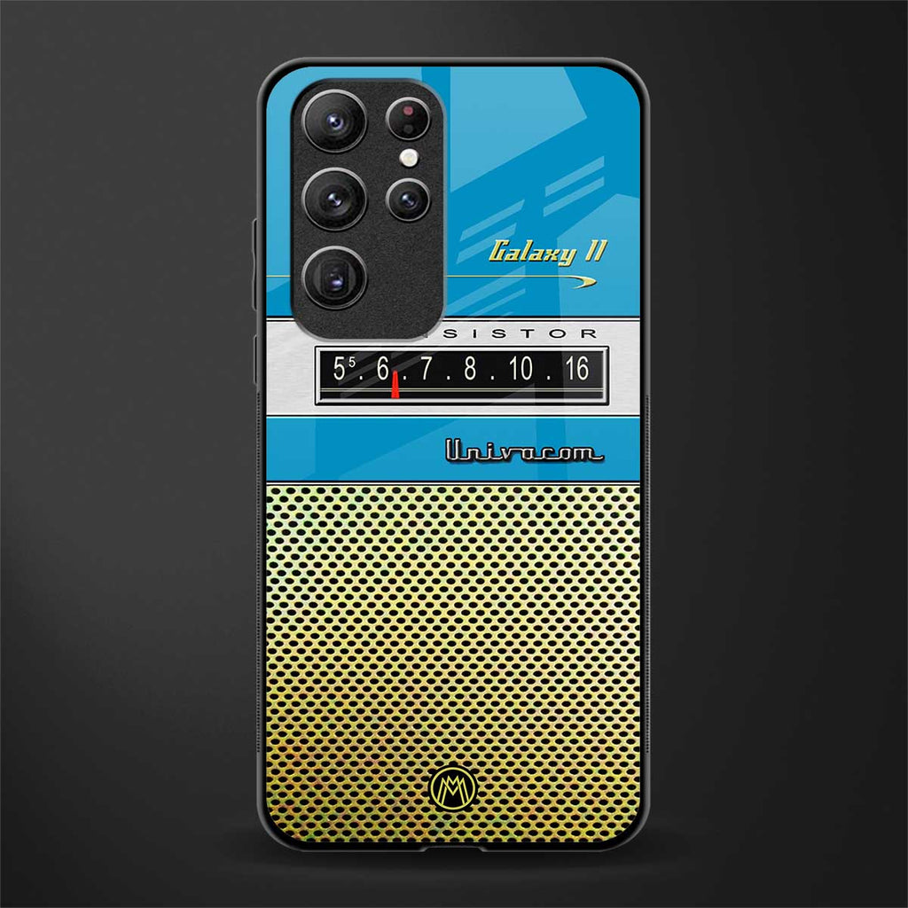 vintage radio glass case for samsung galaxy s22 ultra 5g image