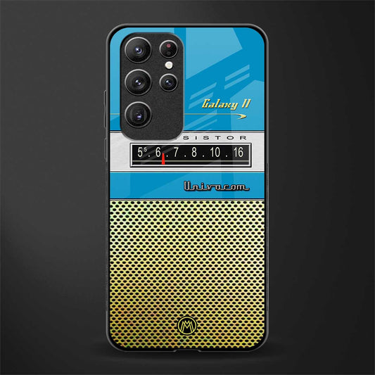 vintage radio glass case for samsung galaxy s21 ultra image