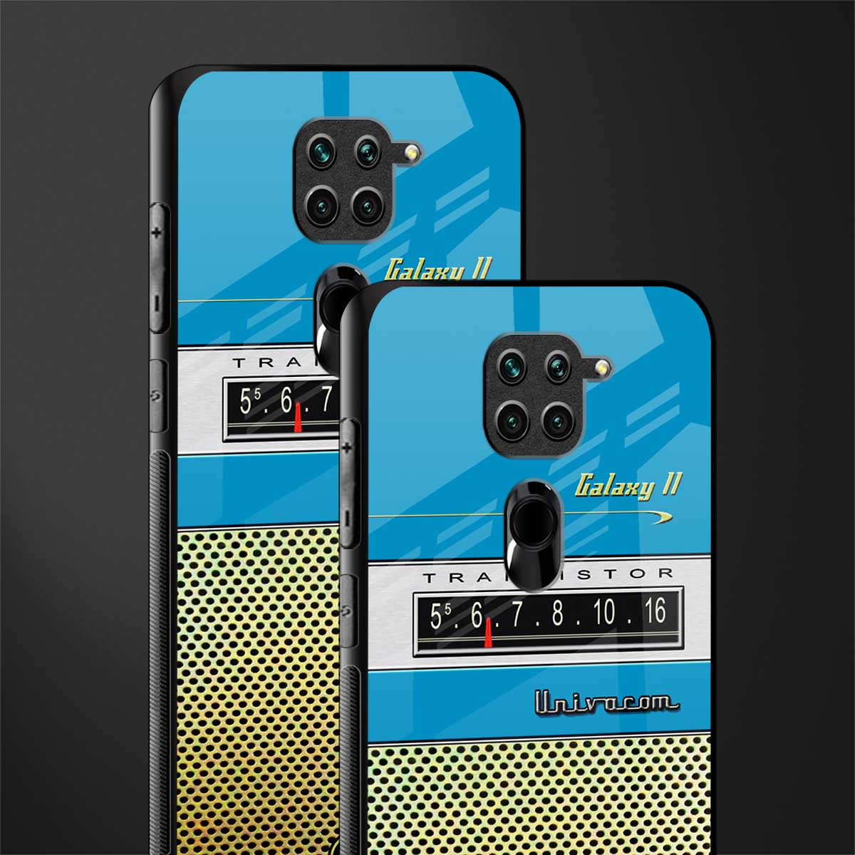 vintage radio glass case for redmi note 9 image-2