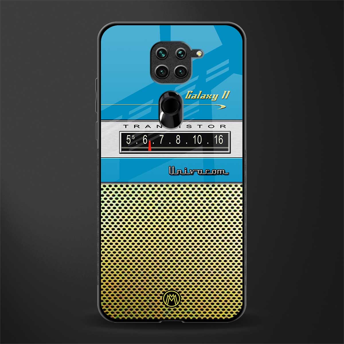 vintage radio glass case for redmi note 9 image