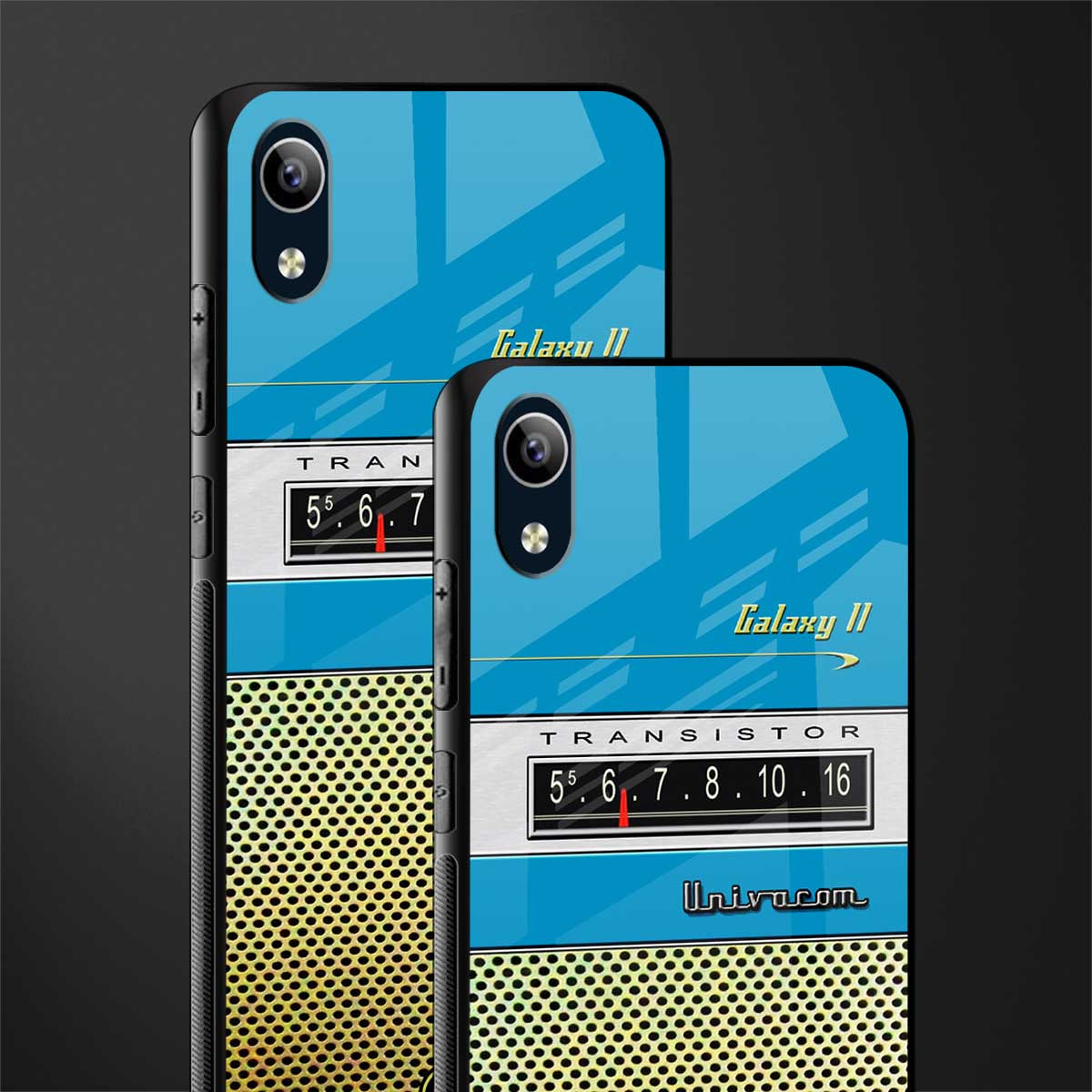 vintage radio glass case for vivo y91i image-2