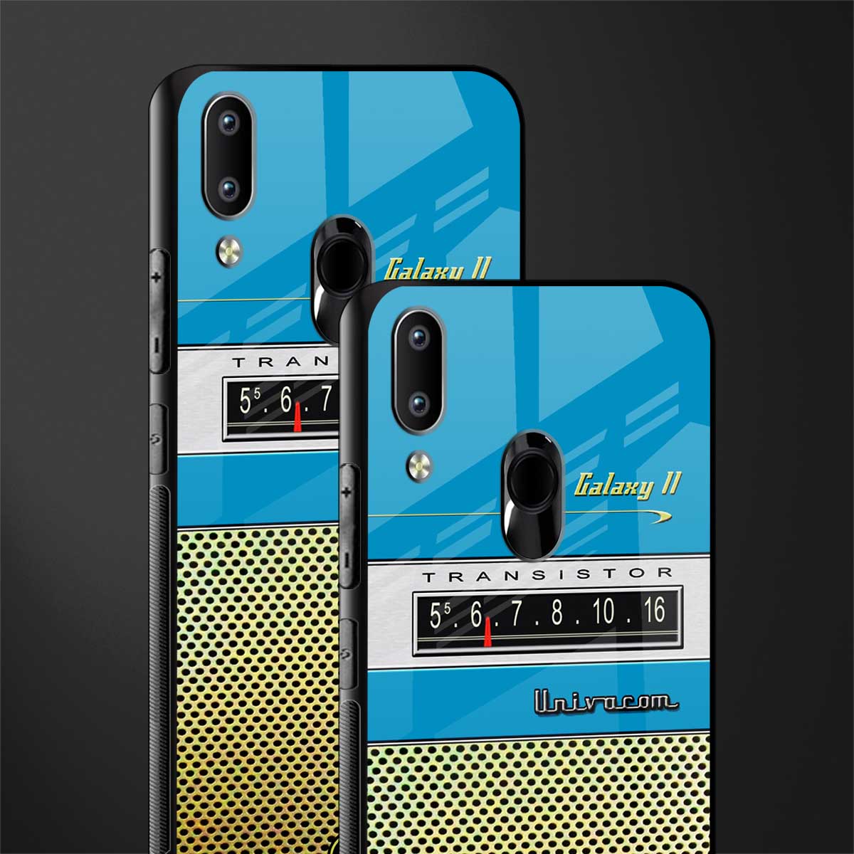 vintage radio glass case for vivo y91 image-2