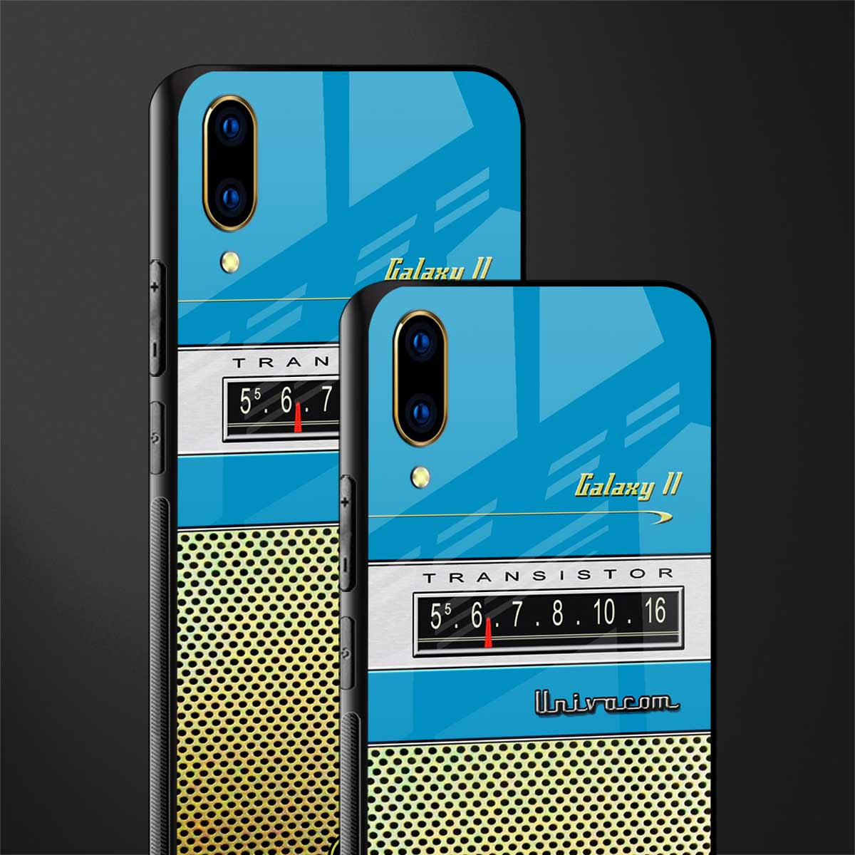 vintage radio glass case for vivo v11 pro image-2