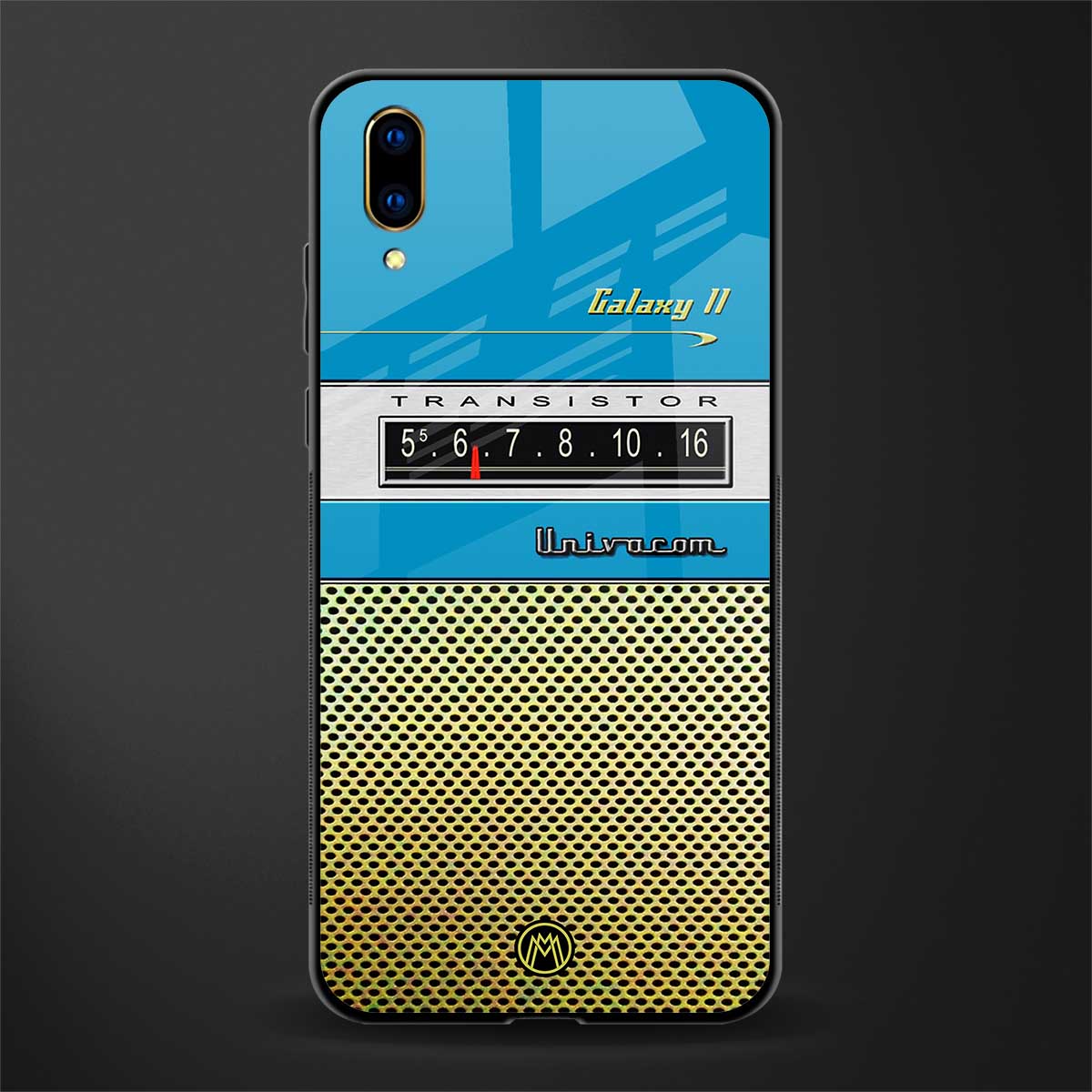 vintage radio glass case for vivo v11 pro image