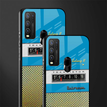 vintage radio glass case for vivo y50 image-2