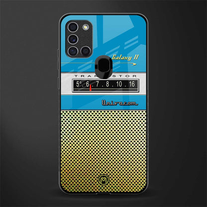 vintage radio glass case for samsung galaxy a21s image