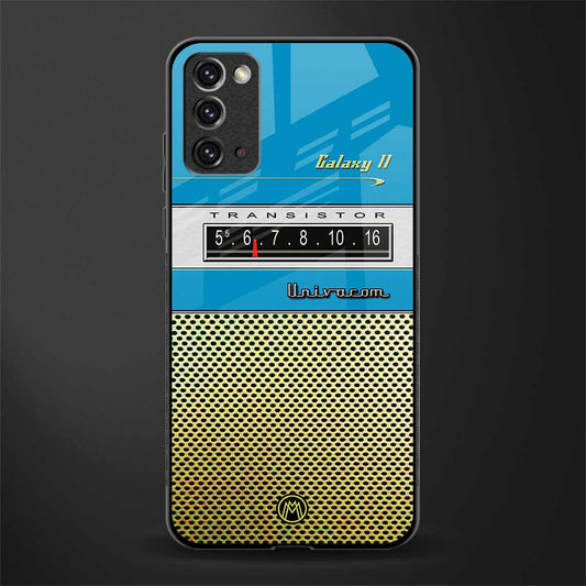 vintage radio glass case for samsung galaxy note 20 image