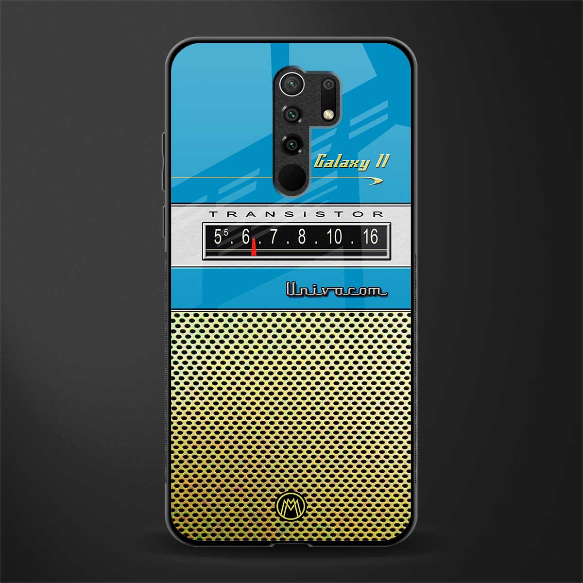 vintage radio glass case for redmi 9 prime image