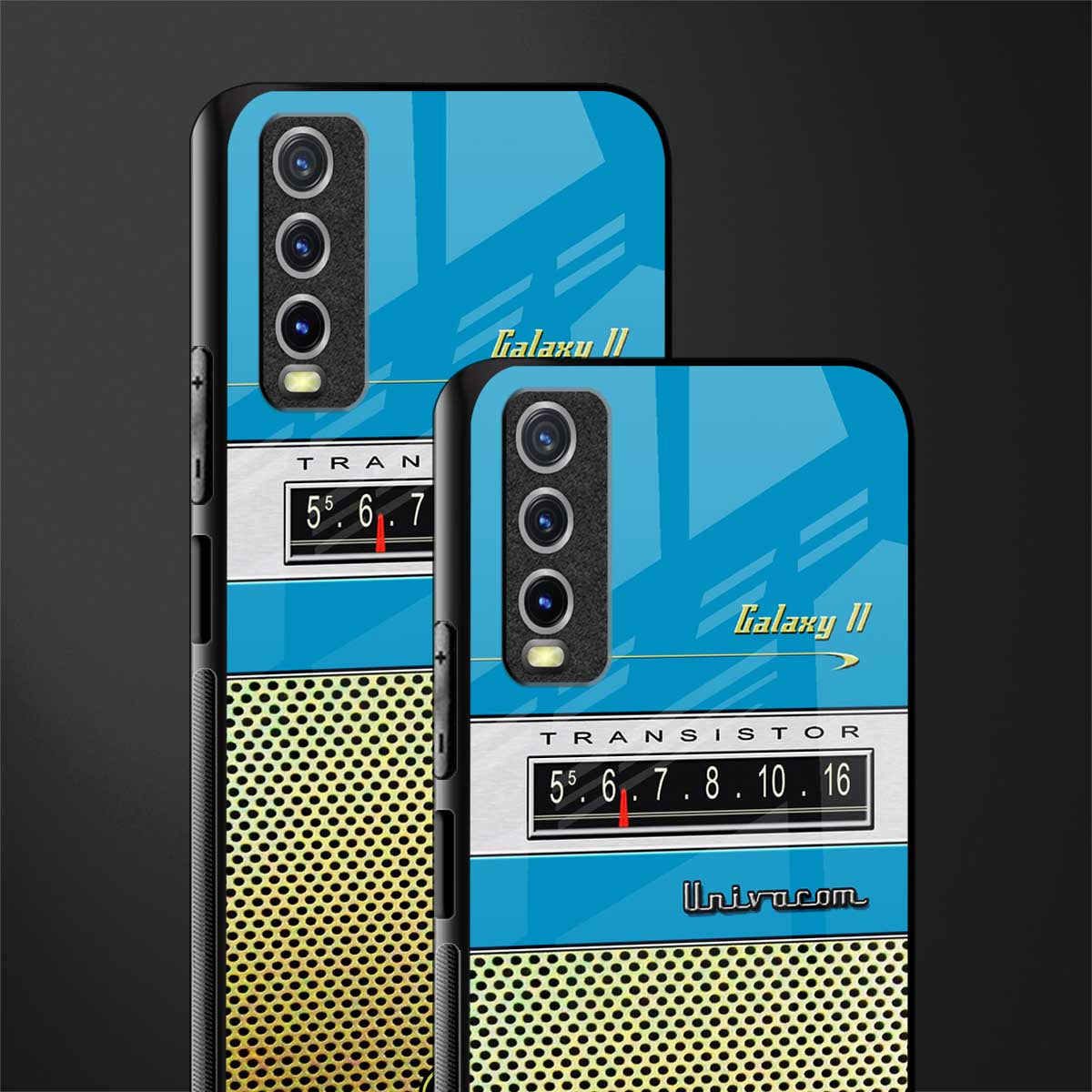 vintage radio glass case for vivo y12s image-2