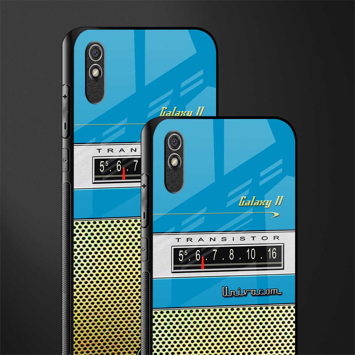 vintage radio glass case for redmi 9i image-2