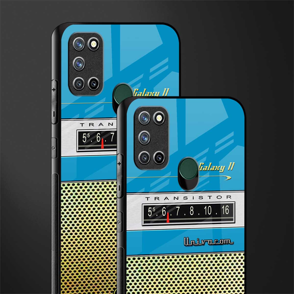 vintage radio glass case for realme 7i image-2