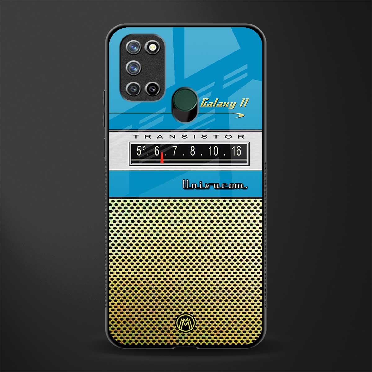 vintage radio glass case for realme 7i image