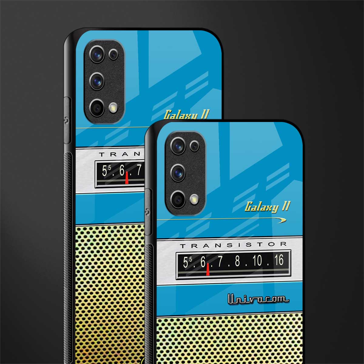 vintage radio glass case for realme 7 pro image-2