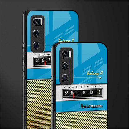 vintage radio glass case for vivo v20 se image-2