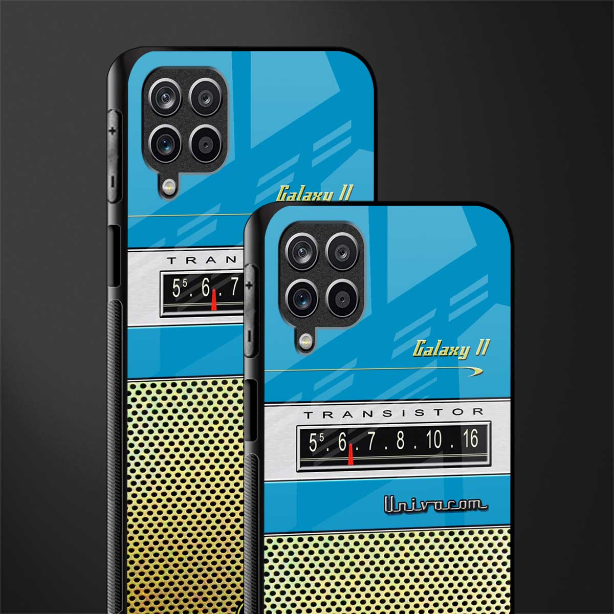 vintage radio glass case for samsung galaxy a12 image-2