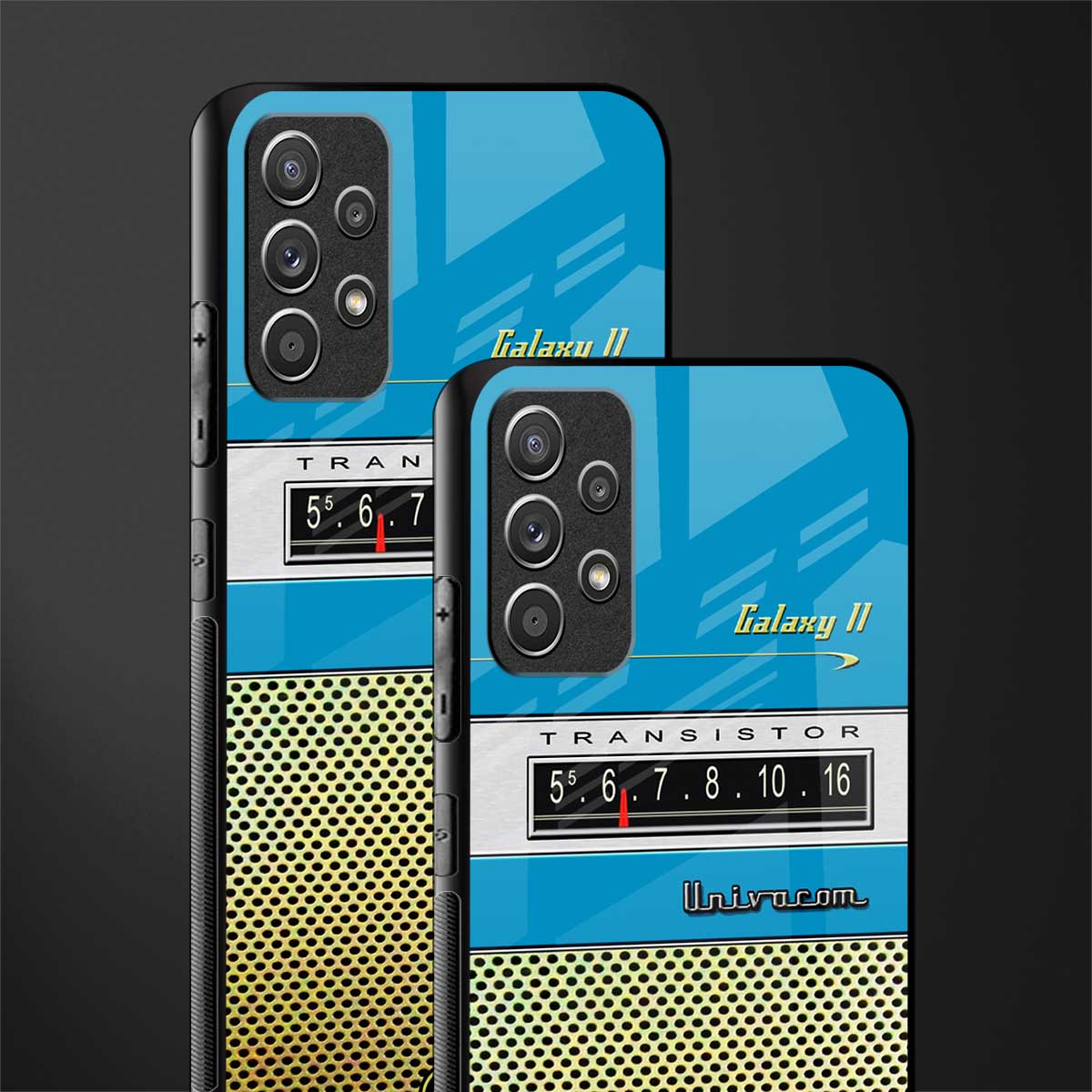 vintage radio glass case for samsung galaxy a52s 5g image-2