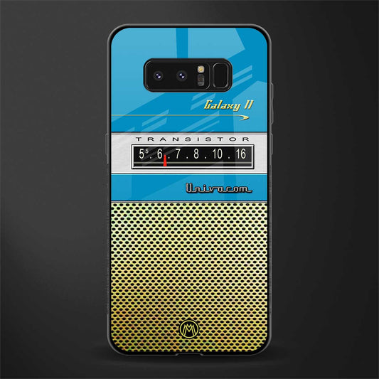 vintage radio glass case for samsung galaxy note 8 image