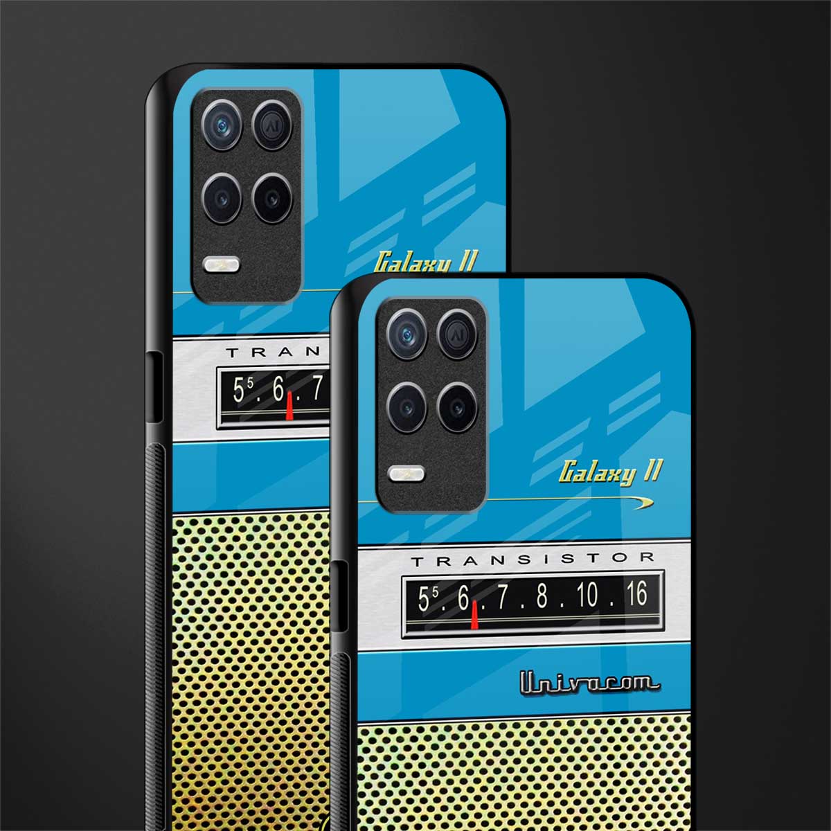 vintage radio glass case for realme 8 5g image-2