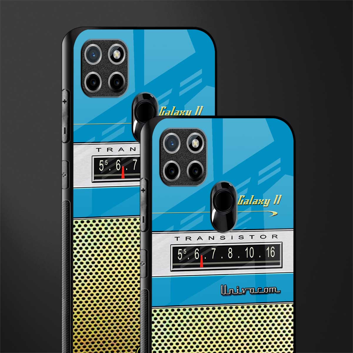 vintage radio glass case for realme c21 image-2