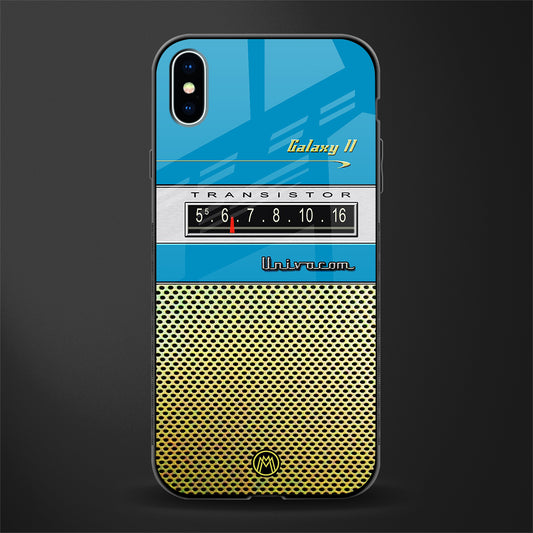 vintage radio glass case for iphone xs max image