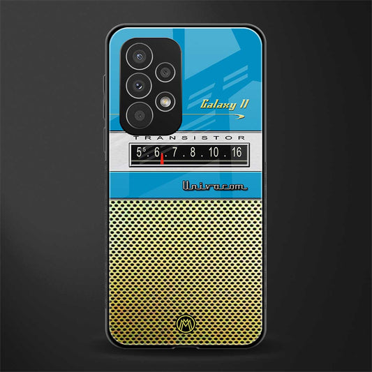 vintage radio back phone cover | glass case for samsung galaxy a23
